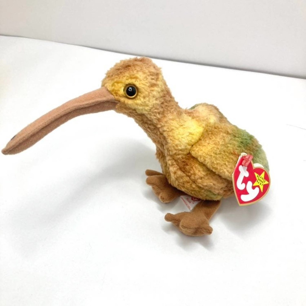 1998 Original TY Beanie Baby Beak the Bird with tags 5" Stuffed Animal Plush Toy